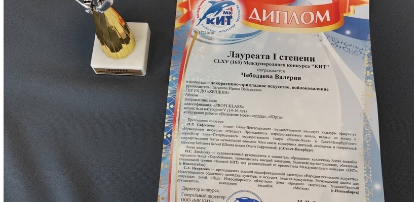 Художники Хакасской республиканской школы искусств достойно представили Хакасию на Международном конкурсе