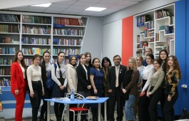 Встреча писателя Владимира Балашова со студентами