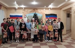 Руководитель Русского народного хора Шрамко выступил для кадетов военных училищ Донецкой Народной Республики