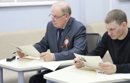 В главной библиотеке Хакасии прошел Диктант Победы