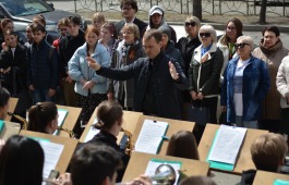 Музыка Победы звучит на улицах города