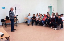 Юные фотолюбители села Весеннего прошли  мастер-класс по портретной фотографии