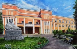 В Клубе инвалидов по зрению открылась выставка картин художников Хакасии