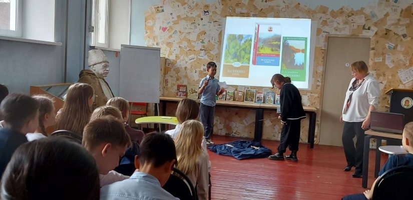 Школьников познакомили с творчеством Виктора Астафьева