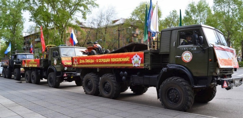 В канун празднования Дня Победы в Хакасии  стартует колонна автопробега