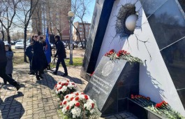 В Хакасии почтили память ликвидаторов аварии  на Чернобыльской атомной электростанции