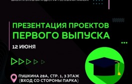 Презентация проектов первого выпуска Школы креативных индустрий