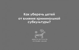 Как уберечь детей от вредного воздействия криминальной субкультуры АУЕ
