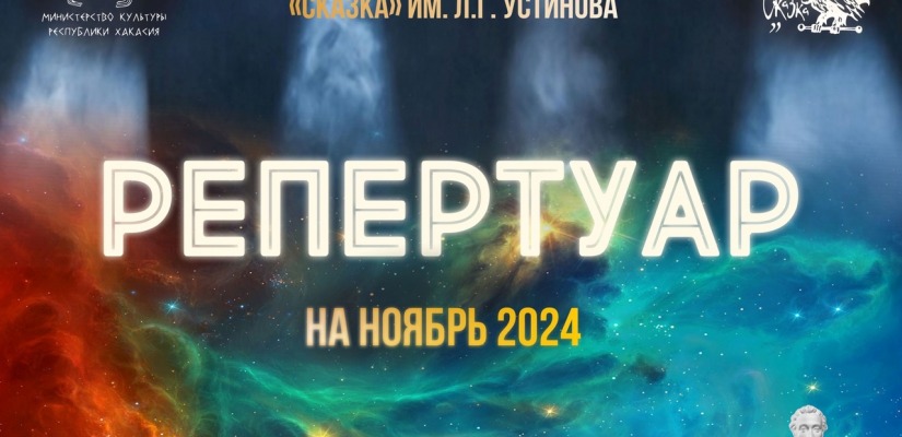 Репертуар на ноябрь театра кукол «Сказка»