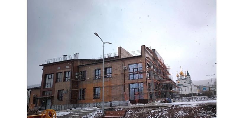 Строительство Центра культурного развития в Сорске на финише
