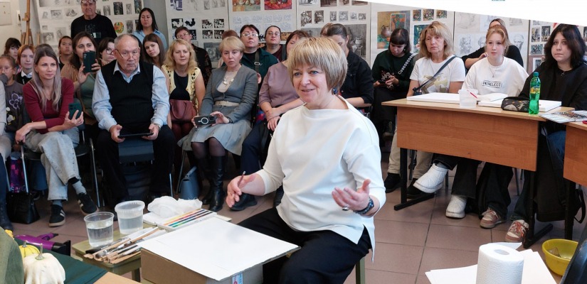 Мастер-классы Елены Базановой, легендарной акварелистки из Санкт-Петербурга