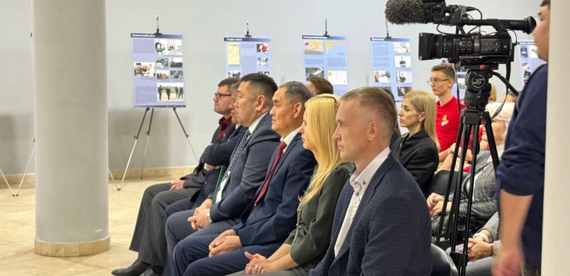 Открытие выставки «Защита суверенитета Российского государства. История и современность» в Хакасском национальном краеведческом музее имени Л.Р. Кызласова