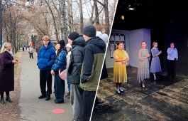 «Дорогами Победы». Абаканские школьники прикоснулись к легендарной истории театра имени А.М. Топанова