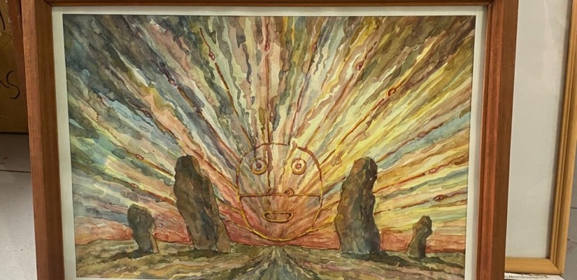 Открытие персональной выставки художника Сергея Майнагашева в театре имени Топанова