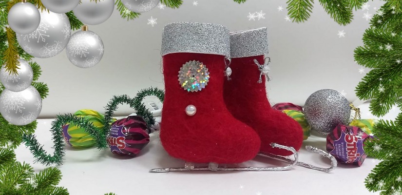 Новогодний уют: люди с нарушениями зрения освоили технику войлоковаляния