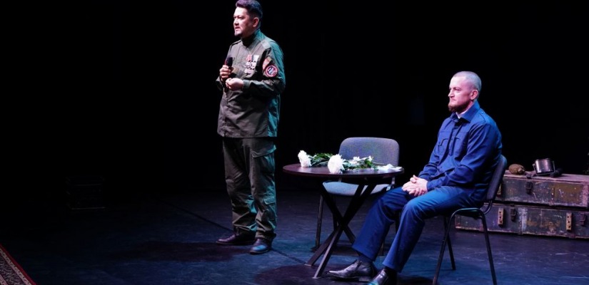 В театре «Читiген» прошла встреча с участниками СВО