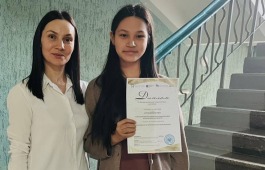 Ученица Национальной детской школы искусств стала лауреатом XII Межрегиональной теоретической олимпиады в сфере музыки