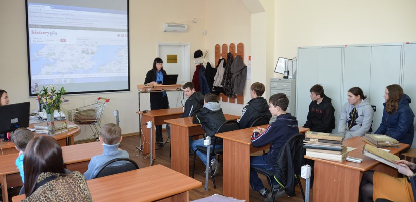 В весенние каникулы Национальный архив Республики Хакасия встречал школьников