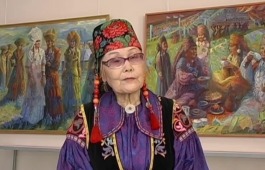 Фаина Упхонова из ансамбля «Чон коглерi» представила Хакасию во Всероссийской интернет-акции «Наследие Победы»