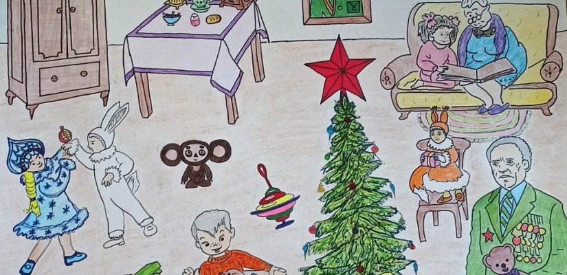Художники из Республики Хакасия - среди первых участников конкурса «Нарисуй Елку Победы»