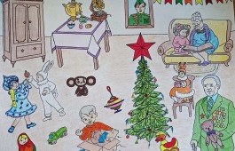 Художники из Республики Хакасия - среди первых участников конкурса «Нарисуй Елку Победы»